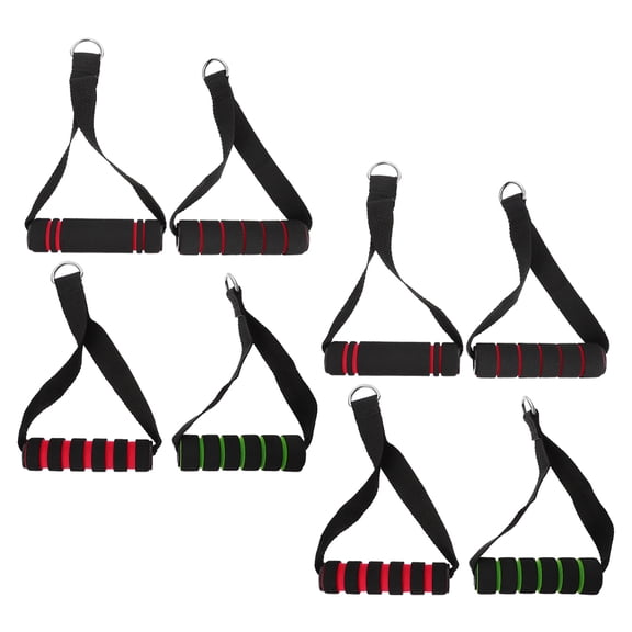 IFANLANDOR 8Pcs Heavy Duty Fitness Handles with Non Slip Ergonomic Grip for Resistance Bands