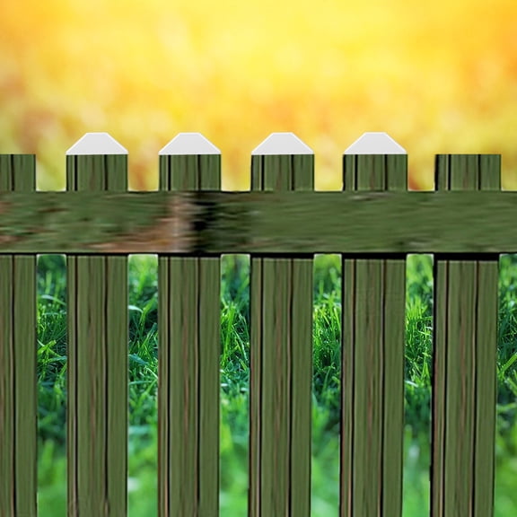 IFANLANDOR 8Pcs White Pvc Fence Post Caps for Pet Owners Indoor Use