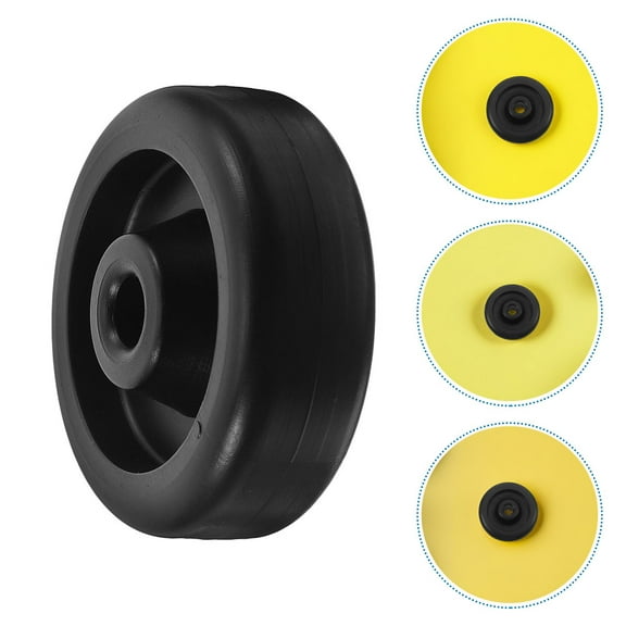 IFANLANDOR 8pcs Treadmill Replacement Wheel Quiet Design Black PP/PA for Small Spaces Exercise Equipment