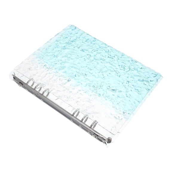 IFANLANDOR A5 Binder Cover Blue PP Protective Sleeve for Budget Planners