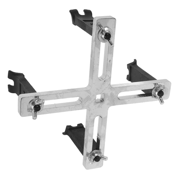 IFANLANDOR Adjustable Plated Silver Pump Removal Tool with 4 Claws Chrome Vanadium Steel for Automotive Repair