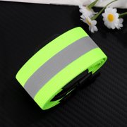 IFANLANDOR Green Reflective Waistband Adjustable for Running Cycling and Walking