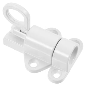 IFANLANDOR White Aluminum Alloy Double Door Flush Bolt Latch Security Lock for Home and Office Doors