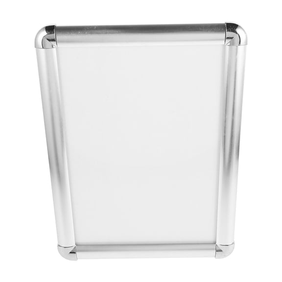 IFANLANDOR Aluminum Alloy Poster Frame in Plated Silver with Snap Open Design for Vertical and Horizontal Wall Display