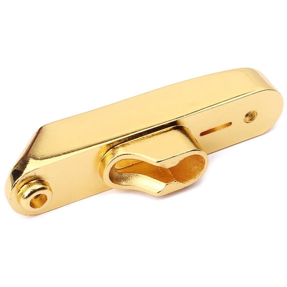 IFANLANDOR Archtop Guitar Bridge 4Pcs Durable Zinc Alloy Replacement 2.8x0.9x0.6in