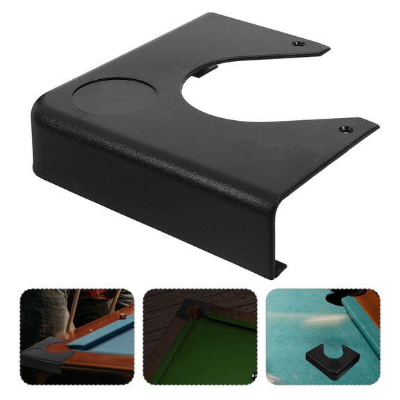 IFANLANDOR Billiard Table Corner Plate Black ABS Metal for Decoration Stability Enhancement