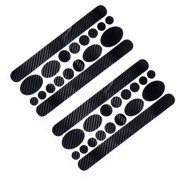 IFANLANDOR Bike Supplies Anti-Scratch Decals Black Protection Films 2Sheets
