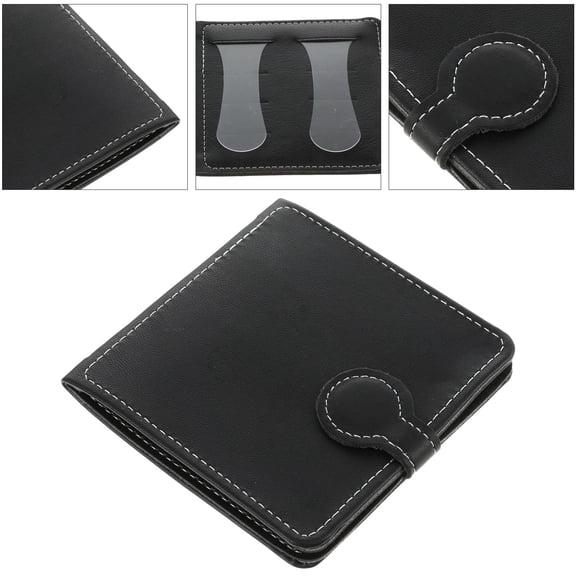 IFANLANDOR Black Rectangular Portable Guitar Pick Holder Case 9x0.39x3.1in 1Pcs For Musicians Ukulele Players