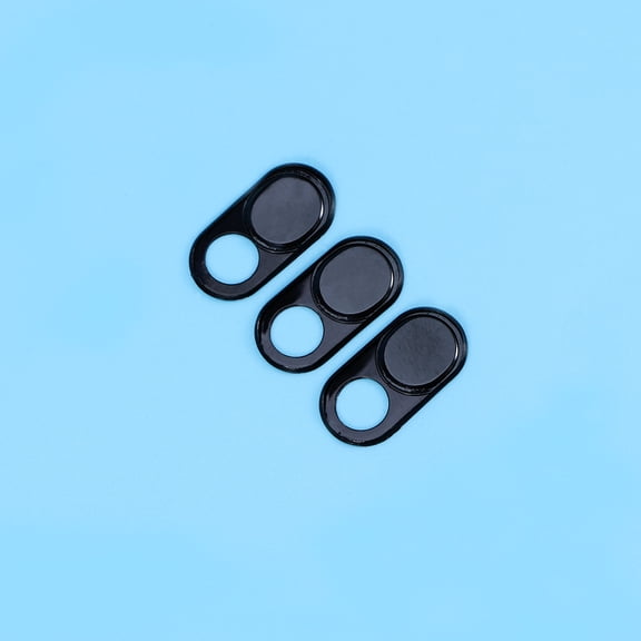 IFANLANDOR Black Web Camera Cover with Slider Made of Durable ABS Plastic for Laptop and Smartphone Privacy