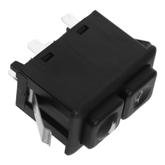 IFANLANDOR Black ABS Car Window Control Button Replacement Part Set for