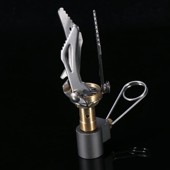 IFANLANDOR Compact Stainless Steel Stove 1Set for Hiking and Mountaineering Outdoor Cooking Gear