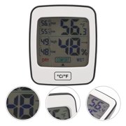 IFANLANDOR White Digital Thermohygrometer Indoor Temperature Humidity Meter Large Screen 1 Piece