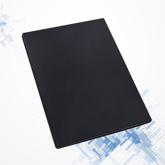 IFANLANDOR DIY Black Paper Thickened Waterproof Black Paper for Notebook Smooth Surface Durable Fine Arts