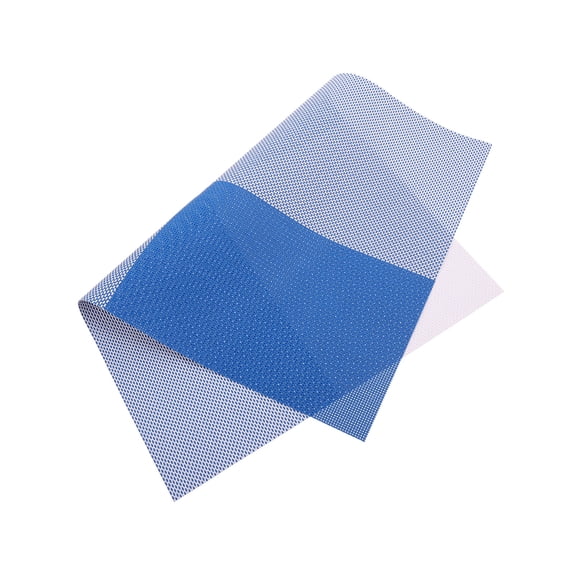 IFANLANDOR Dining Table Decoration 1Pcs Blue PVC Place Mat Heat Resistant and Decorative