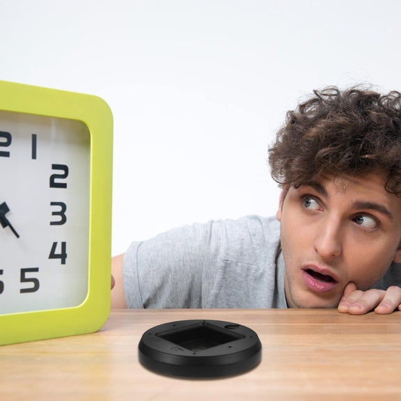 IFANLANDOR Durable Black Clock Back Panel Made from ABS Material for Electric Clock Mechanism Replacement