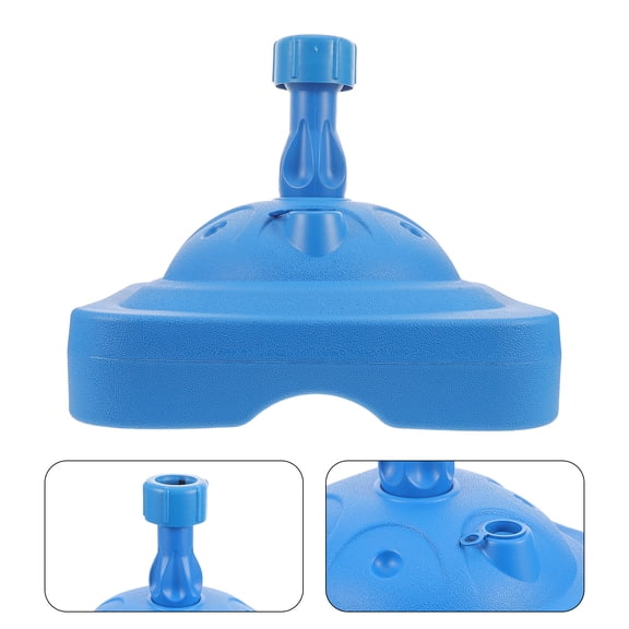 IFANLANDOR Durable Blue Flag Holder Stand Water Filled Base for Outdoor Garden and Patio