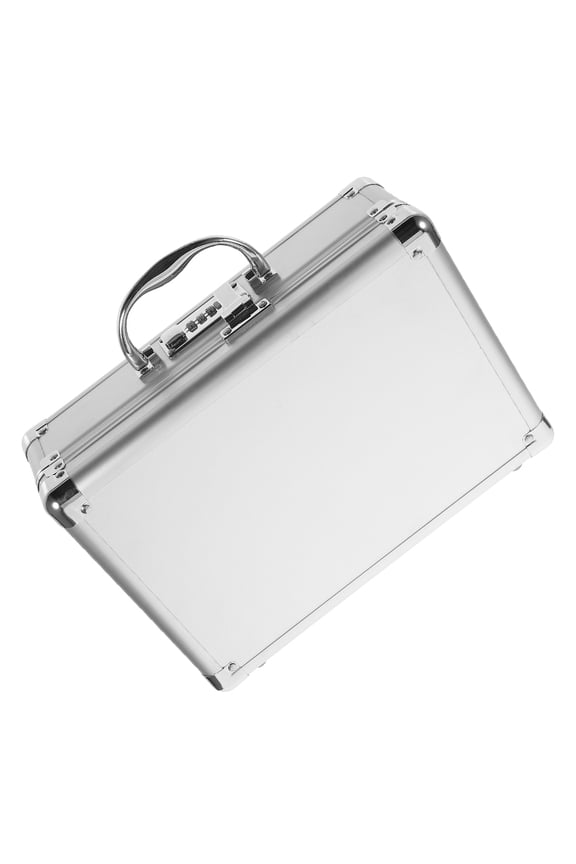 Durable Plated Silver Aluminum Storage Case for Tools Portable Hard Briefcase