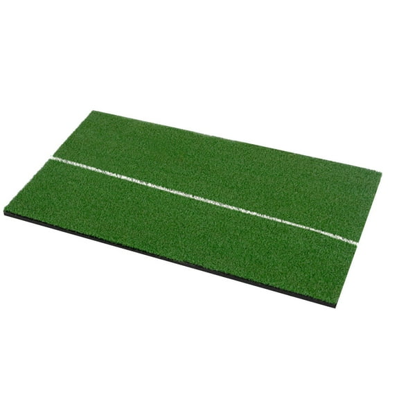 IFANLANDOR Durable Portable Golf Mat Featuring Short Fairway and Long Rough Simulated Surfaces