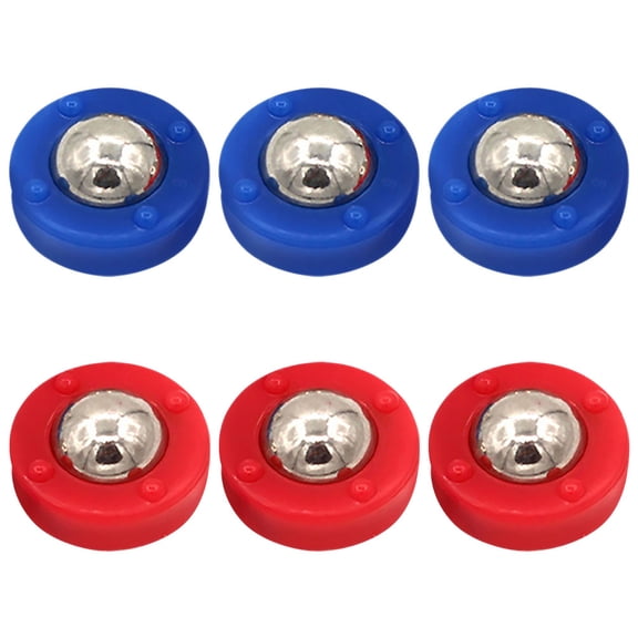 IFANLANDOR Durable Shuffleboard Accessories Shuffleboard Pucks For Table Blue 6pcs For Skill Improvement