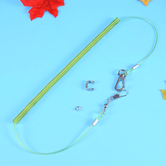 IFANLANDOR Elastic Parrot Leash with Adjustable Claw Ring for Safe Bird Flight Training