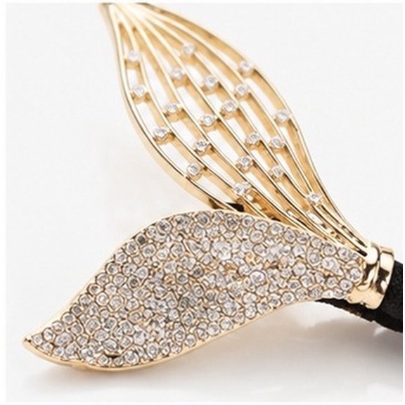 IFANLANDOR Elegant Mermaid Hair Bun Maker with Alloy Rhinestone for Stylish Hair Buns and Braiding
