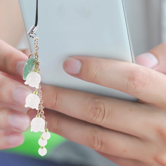 IFANLANDOR Elegant Phone Charm Pendant for Phone Keys and Backpacks with Durable Hanging Rope