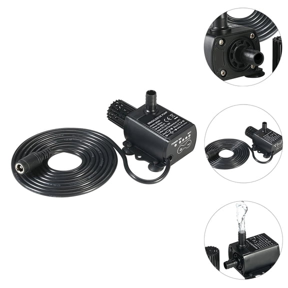 IFANLANDOR Energy Efficient Brushless Dc Water Pump for Fountain and Garden Black Shell