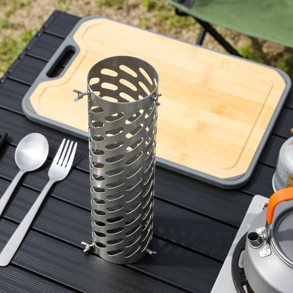 IFANLANDOR Fireproof Stainless Steel Flue Tube Guard for Outdoor Hot Tent Stove Protection
