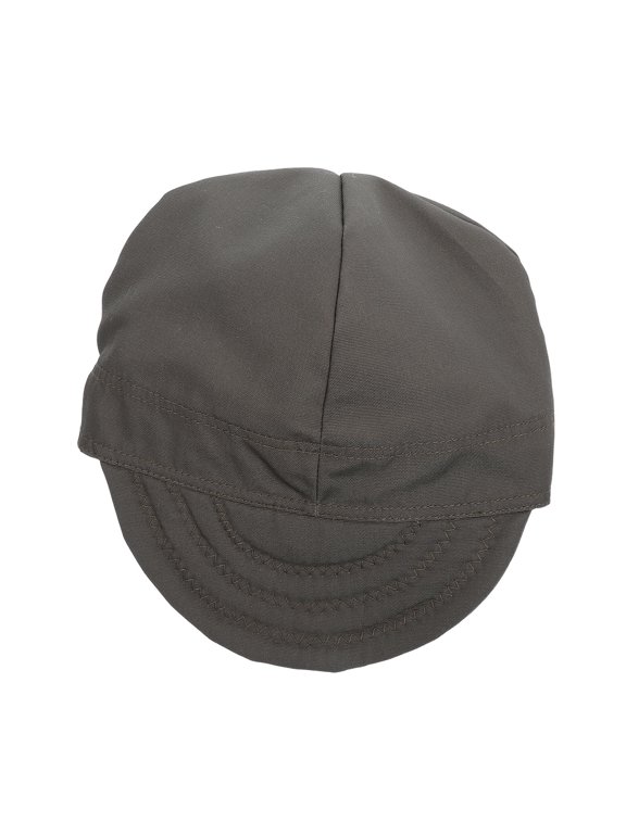 Flame Retardant Cotton Welding Cap Olive Green Breathable Lightweight Heat Resistant Work Hat
