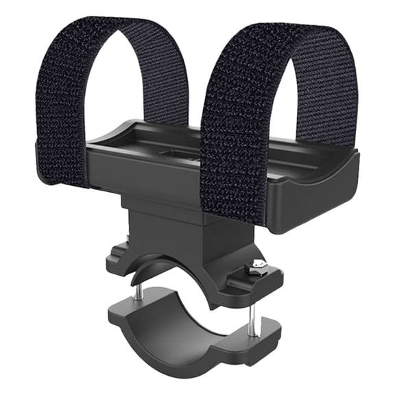 IFANLANDOR Flashlight Holder Bike Rack Black Plastic Cyclists Accessory 1Set