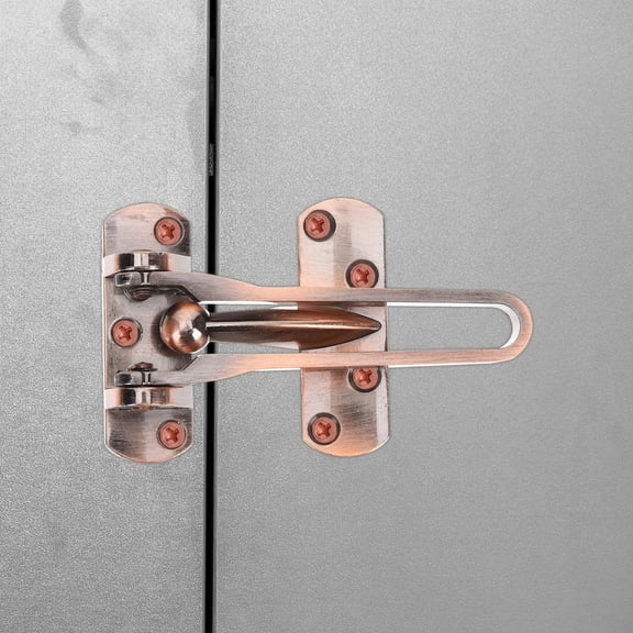 IFANLANDOR Golden Flip Lock Door Guard with Easy Emergency Release and Strong Construction