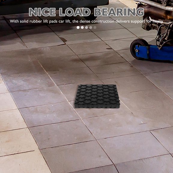 IFANLANDOR Heavy Duty Rubber Blocks for Car Lift with Vibration Reduction and Stable Grip Design