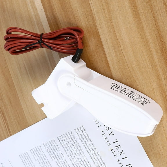 IFANLANDOR Heavy Duty White Bilge Pump Float with Anti Spike Flow Sensor for Automatic Control