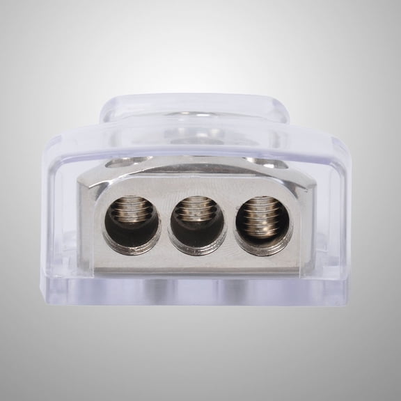 IFANLANDOR High Conductivity Car Audio Power Distribution Block with Transparent Case for Car and Trailer Use