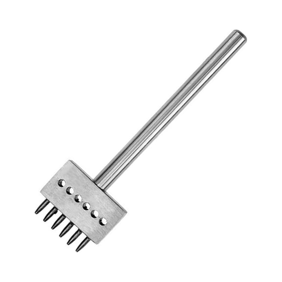 IFANLANDOR Hollow Punch Tool Craft Holes Punch Steel Silver 1Set for Decorating Projects