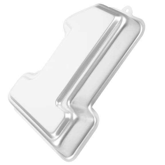 IFANLANDOR Household Plated Silver Metal Number Cake Mold for Daily Baking Cake Model and Kitchen Tool