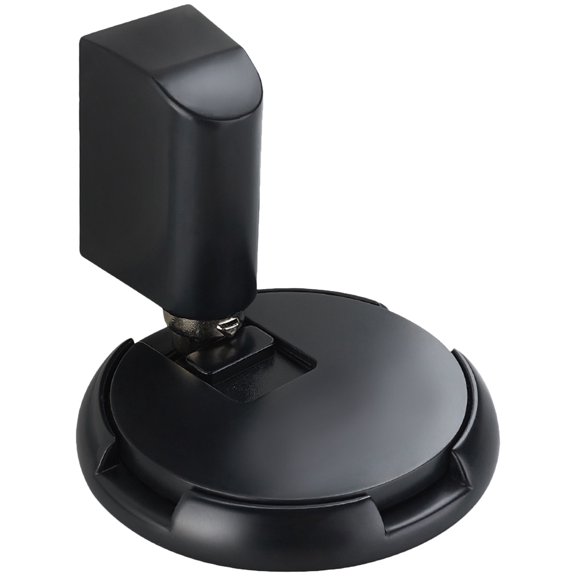 IFANLANDOR Invisible Metal Door Stopper Adjustable Zinc Alloy for Home Use Black Finish