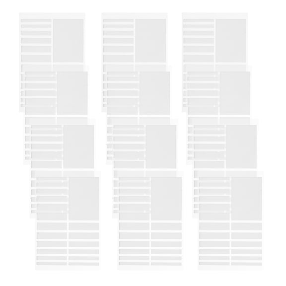IFANLANDOR Ring Resizer Eva Ultra-Thin Invisible Design for Adjustment White 16Sheets