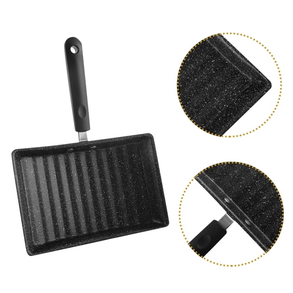 IFANLANDOR Japanese Style Egg Roll Pan Nonstick Skillet for Kitchen Cooking with Easy Release Surface Assorted Color