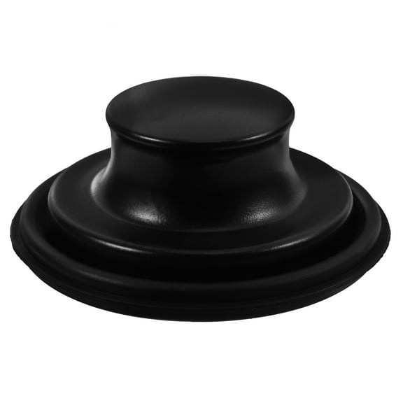 IFANLANDOR Kitchen Sink Drain Plug Black Rubber Stopper for Garbage Disposal and Dishwasher Use