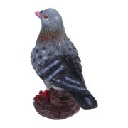 IFANLANDOR Lifelike Pigeon Sculpture Resin 10.50x10.50x4.60cm for Garden