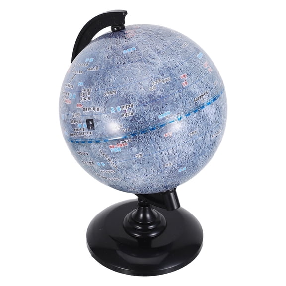 IFANLANDOR Moon Globe for Study with Detailed Lunar Surface Model and Rotating Design