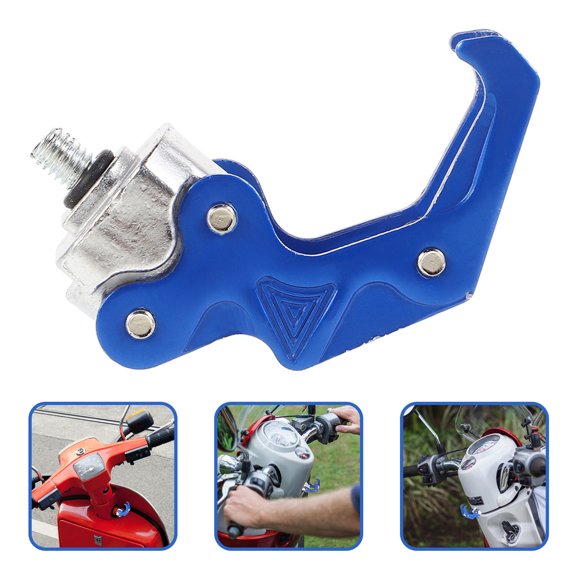IFANLANDOR Motorcycle Hook Aluminum Alloy Blue Claw Shaped for Electric Vehicle Use 1Pack