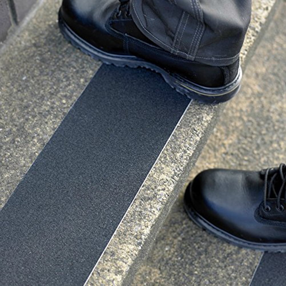 Mallofusa Anti-Slip Safety Tape - 2" X 16.4 Ft Gray PVC Grip Tape For Stairs & Floors