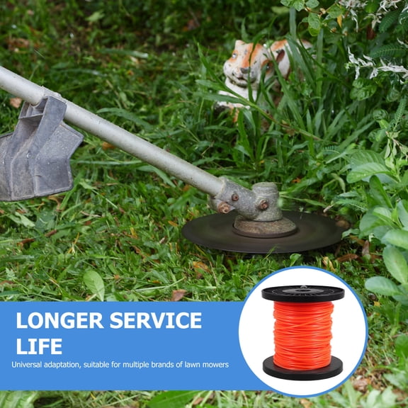 IFANLANDOR Orange Nylon Mower Line Replacement for String Trimmer Tough and Easy to Use
