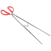 IFANLANDOR Multi Color Fire Tongs with Ergonomic Handle for Outdoor Grill and Fire Pit