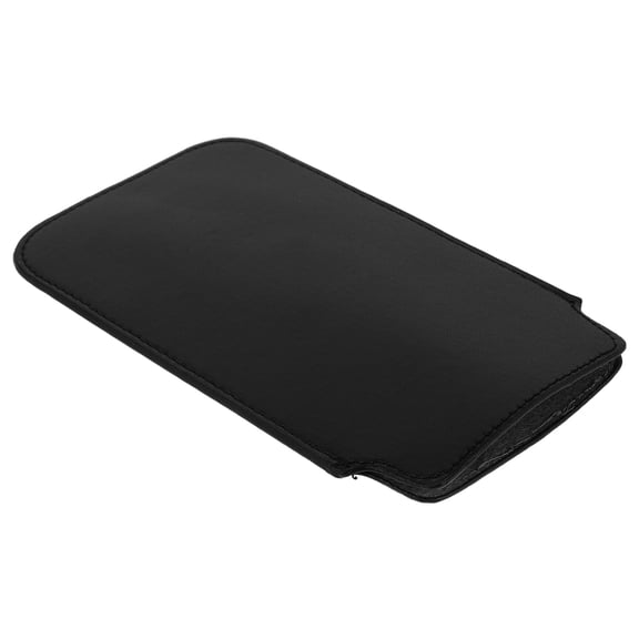 IFANLANDOR Black PU Phone Pouch Universal Case for Secure Smartphone with Drawstring