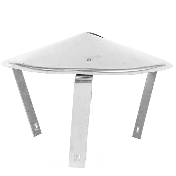 IFANLANDOR Plated Silver Roof Vent Rain Cap with Thick Molded Design for Chimney Protection