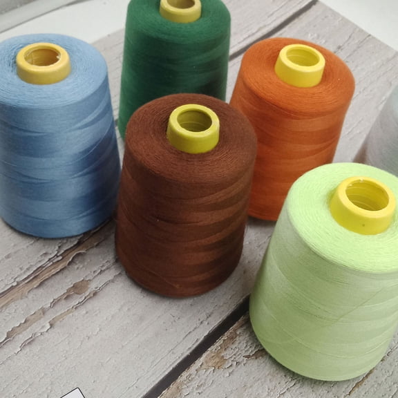 IFANLANDOR Polyester Thread White for Sewing Accessories Perfect for DIY Embroidery and Tailoring