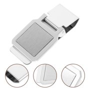 IFANLANDOR Portable Metal Money Clip Stainless Steel Small Cash Clamp for Convenient Home Use